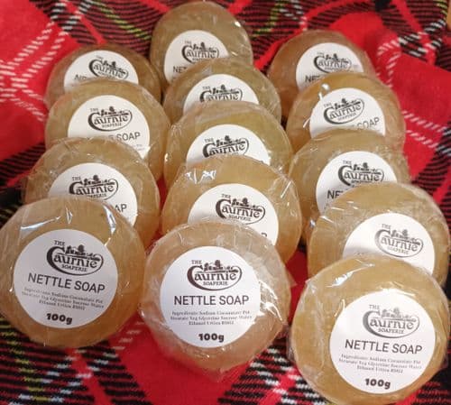 Nettle Soap from Caurnie Soaperie - 14 Soaps x 100g = 1400g