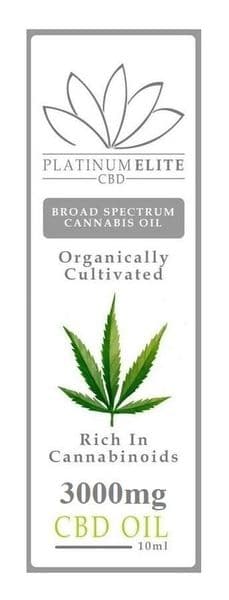 Platinum Elite Cbd Oil 3000mg (30%) - Normal Rsp £44.99 Special Offer