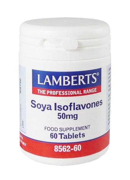 Soya Isoflavones 50mg 60 tablets - Lamberts Healthcare