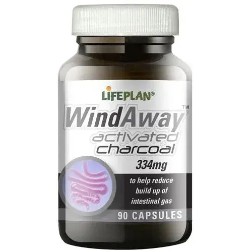 WindAway Activated Charcoal 334mg 90's Capsules - Rsp £9.59