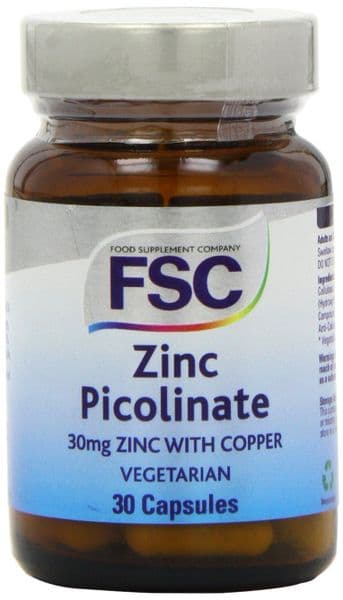 Zinc Picolinate 30mg - 30 Capsules