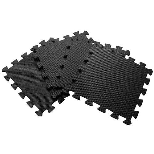 30 x 30 CM SMALL BLACK INTERLOCKING EVA SOFT FOAM EXERCISE FLOOR MATS