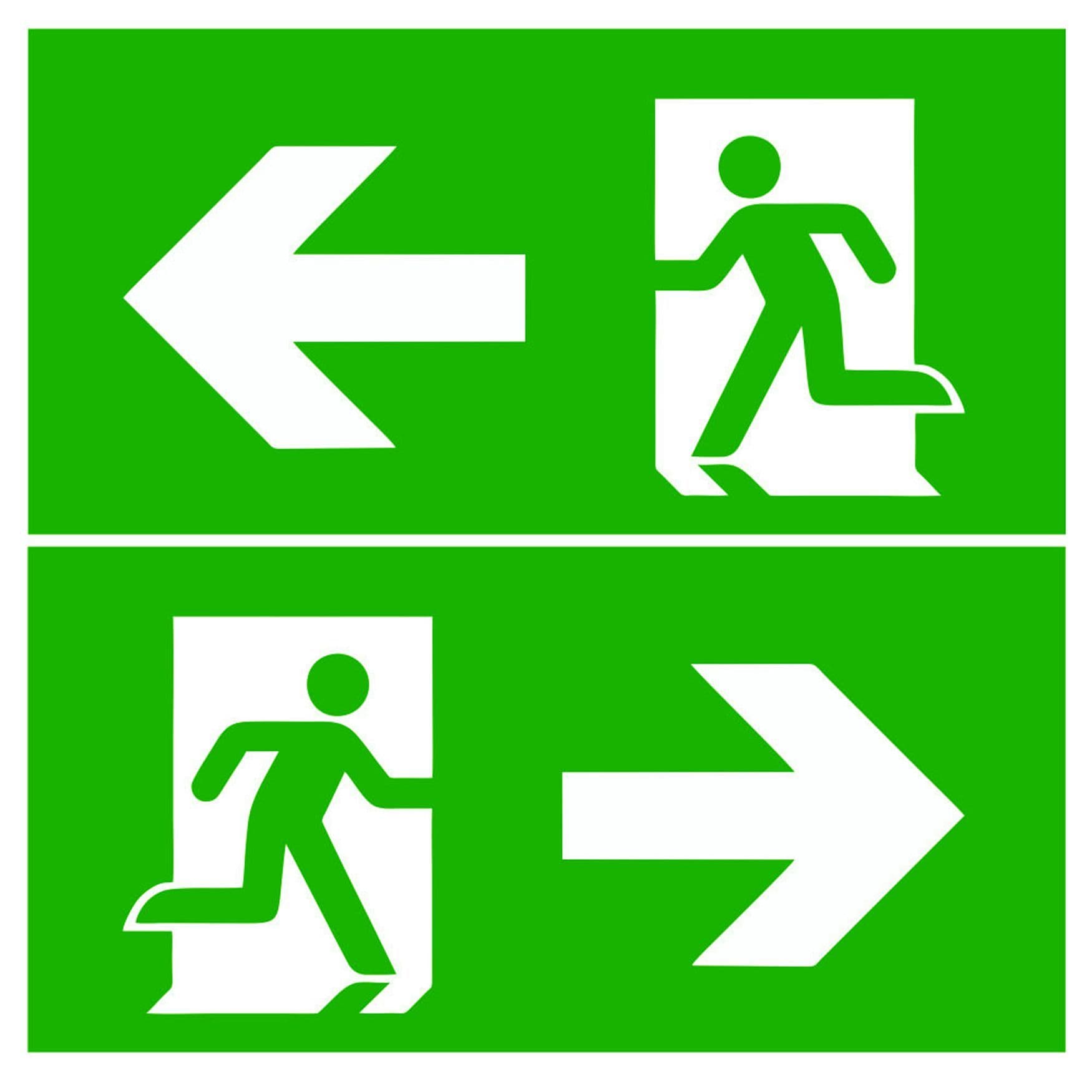 Emergency NonMaintained Bulkhead IP65 LED Fire Exit Safety Light Fitting