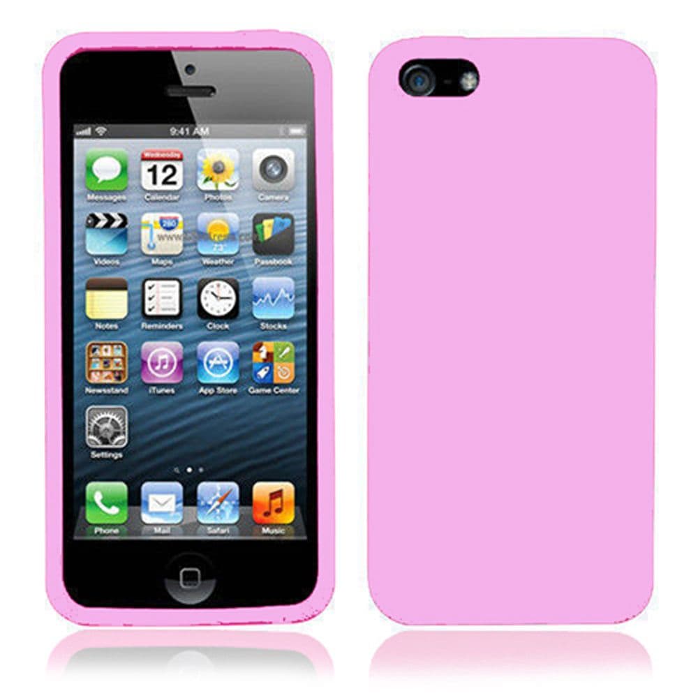 Silicone Case For Iphone 5 5s Pink