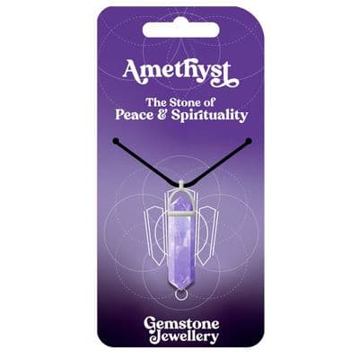 Amethyst Pendant Necklace