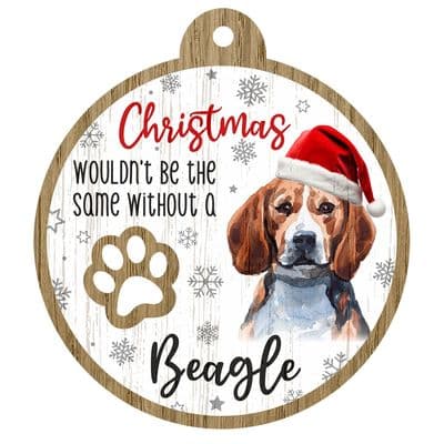 Beagle Pet Christmas Decoration
