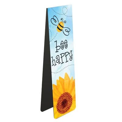 Bee Happy Magnetic Bookmark