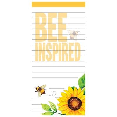 Bee Inspired Magnet Notepad