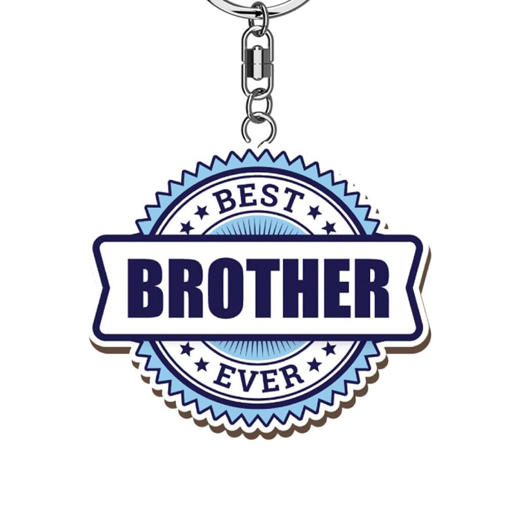 Best Brother Ever Wooden Keyrings