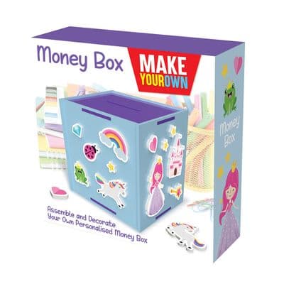 Blank Purple Personalised Moneybox