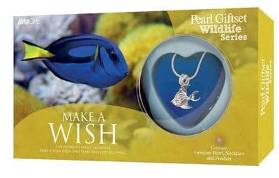 Blue Tang Pearl Giftset with Wildlife Pendant