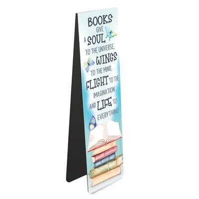 Books give a soul Magnetic Bookmark