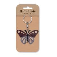 Butterfly 1 Wooden Keyring
