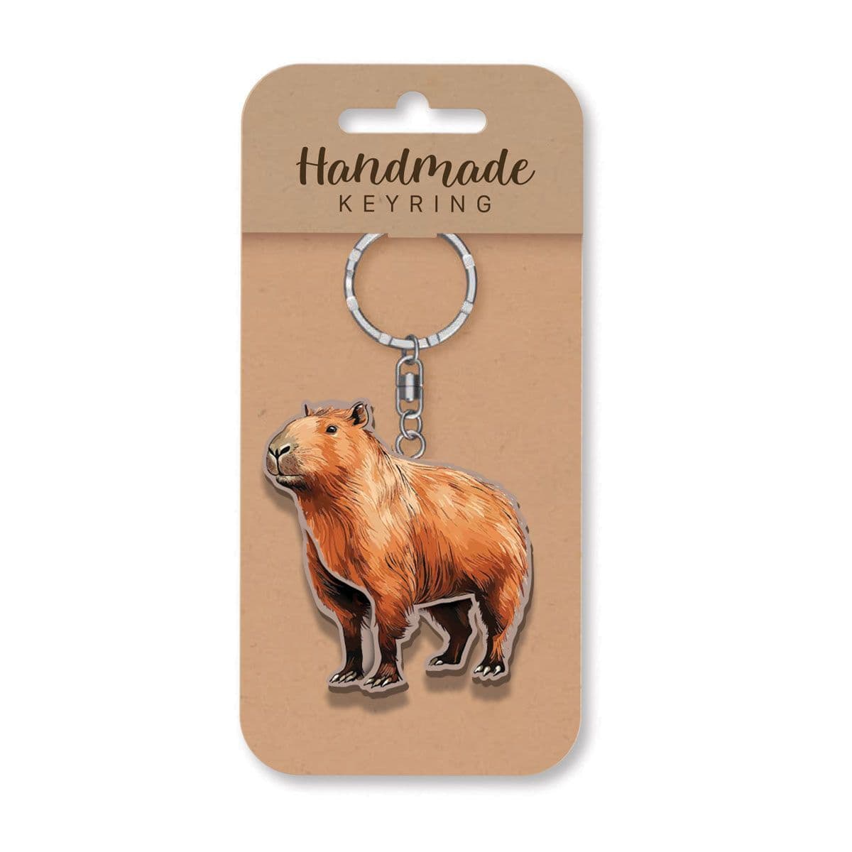 Capybara Wooden Keyrings