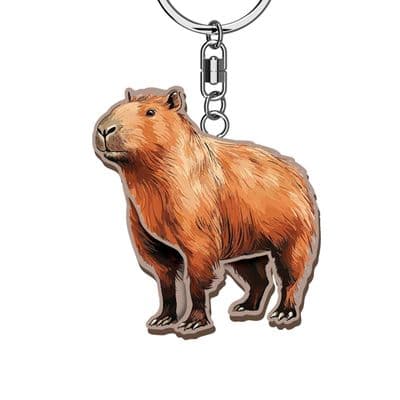 Capybara Wooden Keyrings