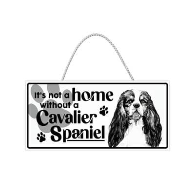 Cavalier Spaniel Hanging Sign
