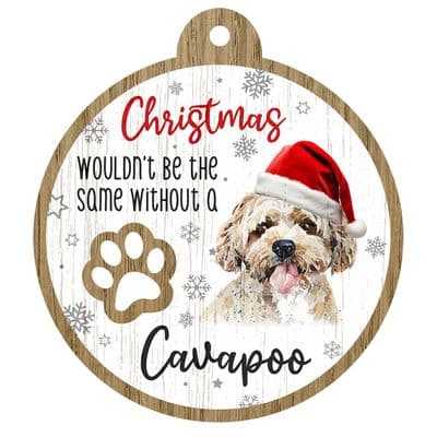 Cavapoo Pet Christmas Decoration