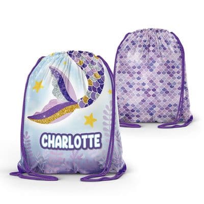 Charlotte Personalised Drawstring Bag