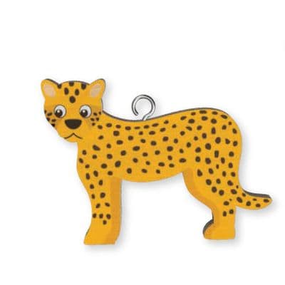 Cheetah Wooden Keyrings