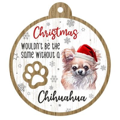 Chihuahua Pet Christmas Decoration