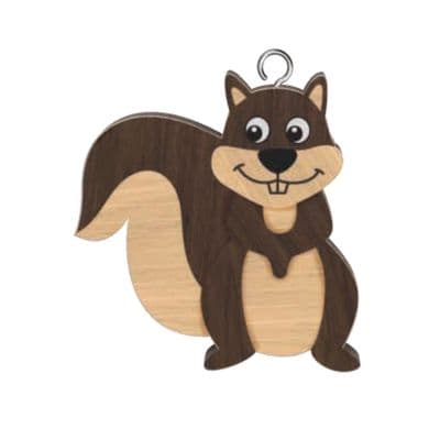Chipmunk Wooden Keyrings