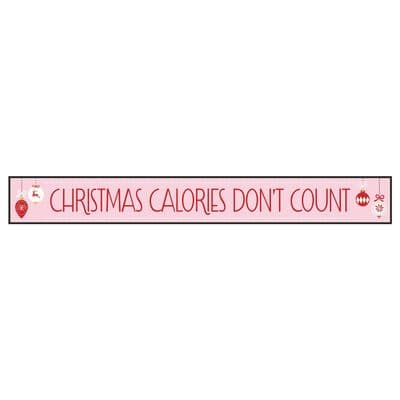 Christmas Calories Christmas Skinny Sign