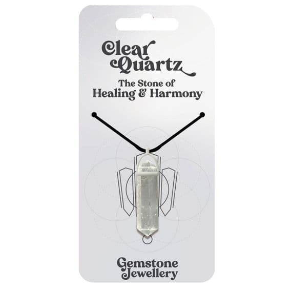 Clear Quartz Pendant Necklace