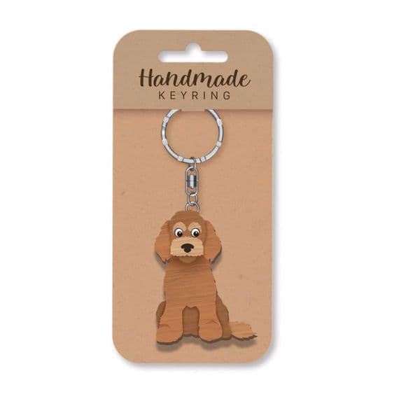 Cockapoo Wooden Keyrings