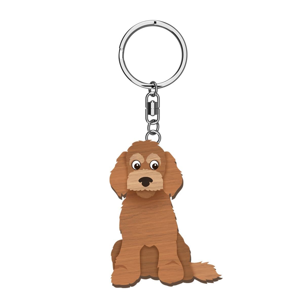 Cockapoo Wooden Keyrings