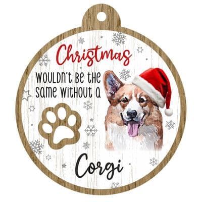 Corgi Pet Christmas Decoration