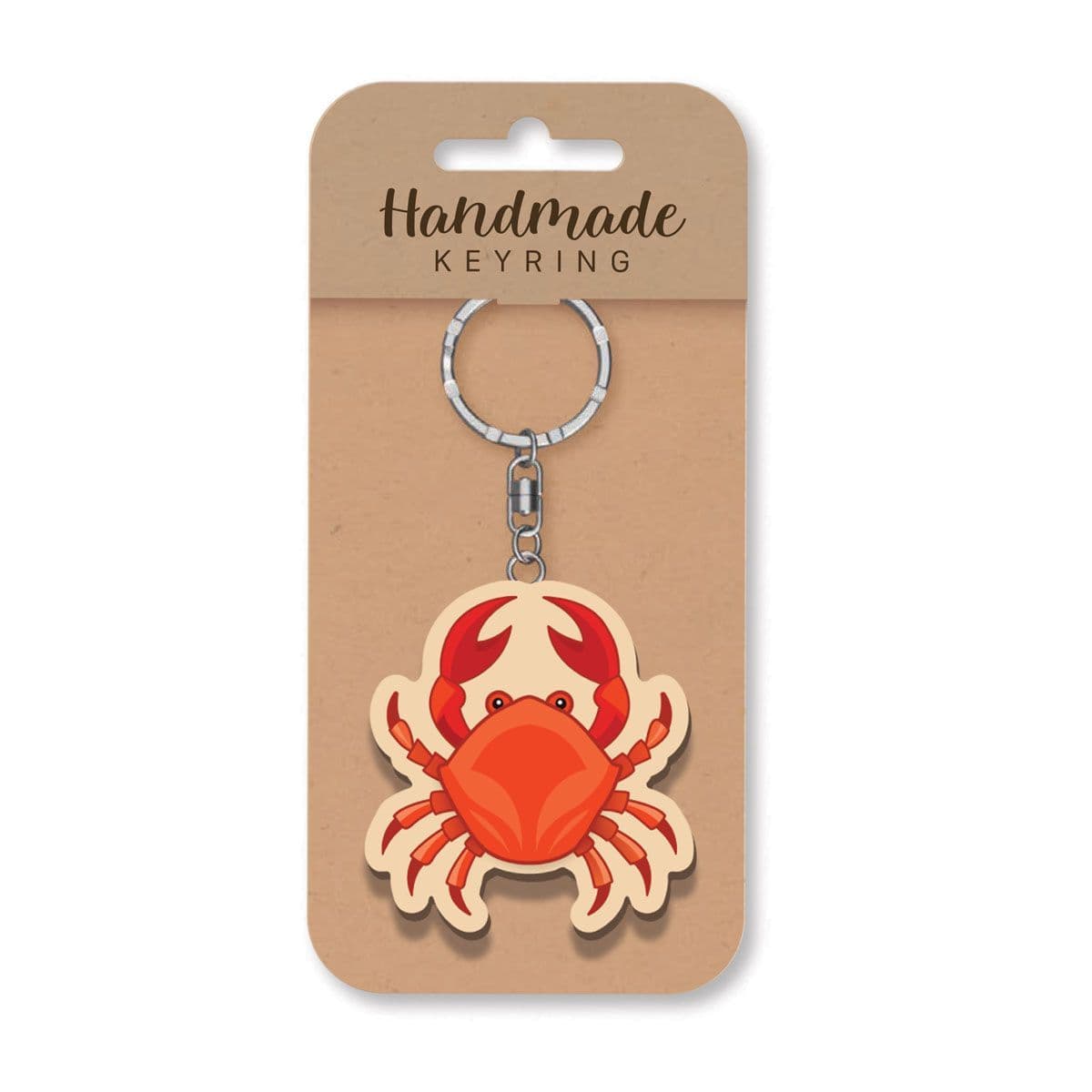 Crab Wooden Keyrings