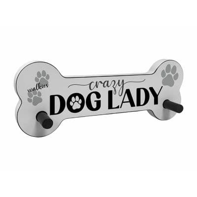 Crazy Dog Lady Dog Bone Sign