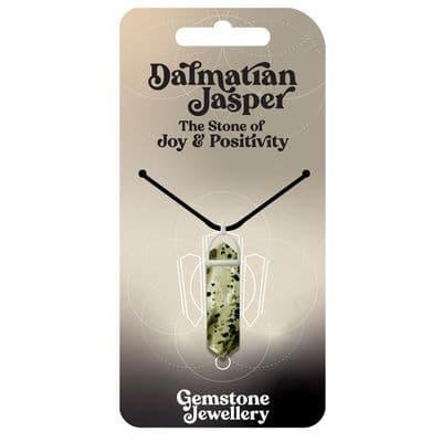 Dalmatian Jasper Pendant Necklace