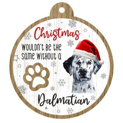 Dalmatian Pet Christmas Decoration