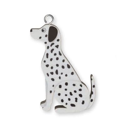 Dalmatian Wooden Keyrings