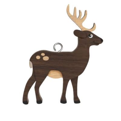Deer Wooden Keyring