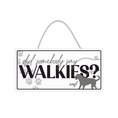 Did Somebody Say Hanging Sign