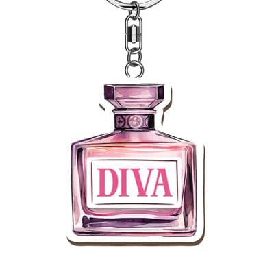 Diva Wooden Keyrings