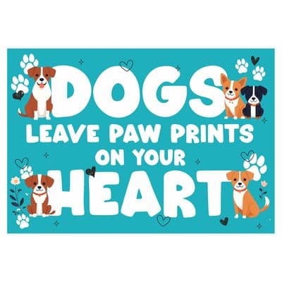 Dogs Leave Signtastic Sign