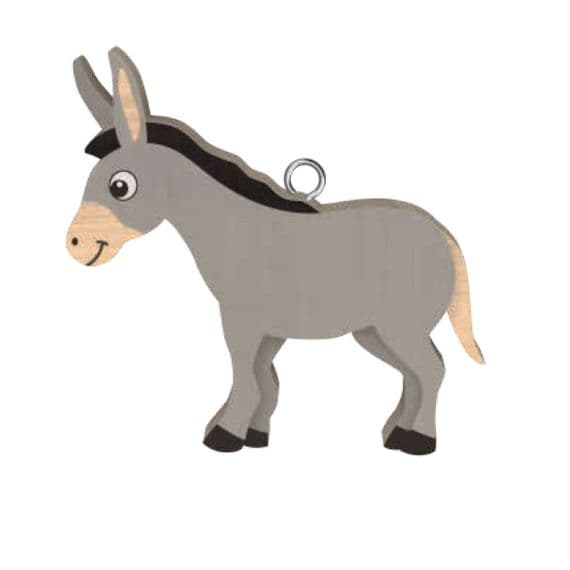Donkey Wooden Keyrings