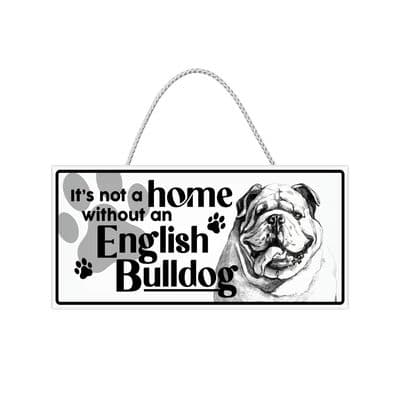 English Bulldog Hanging Sign