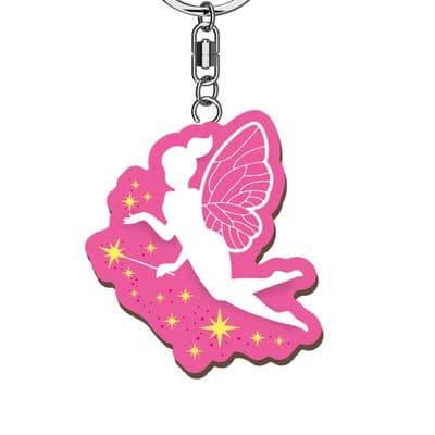 Fairy Wooden Keyrings