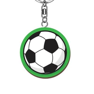 Football Wooden Keyrings