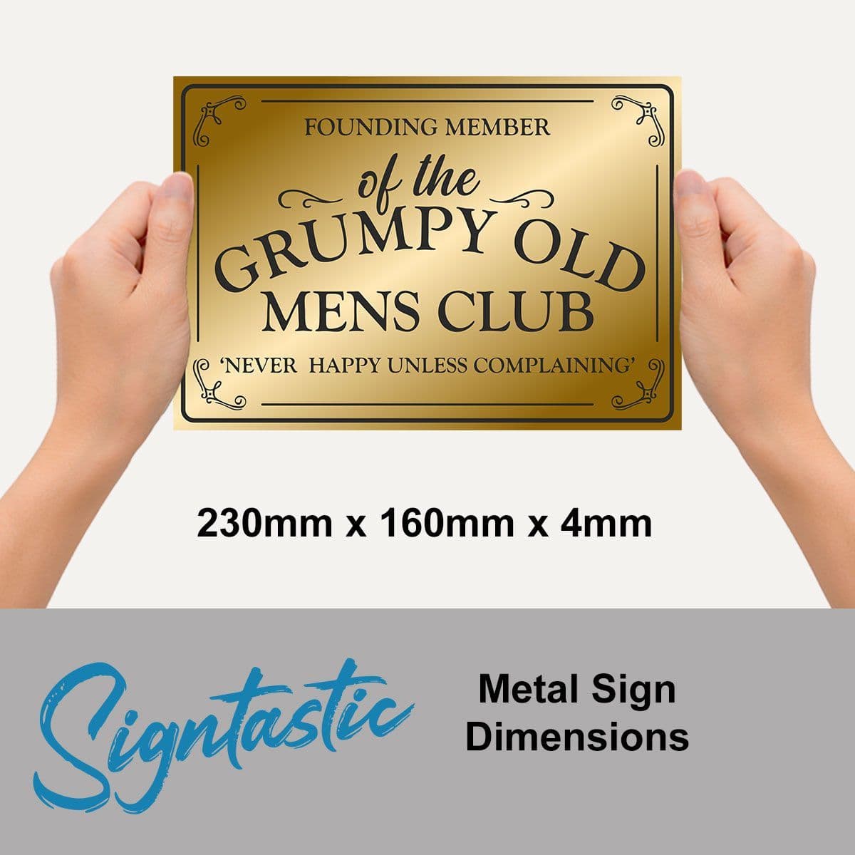 Founding Member Grumpy Signtastic Sign
