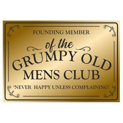 Founding Member Grumpy Signtastic Sign