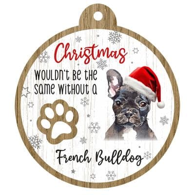French Bulldog Pet Christmas Decoration