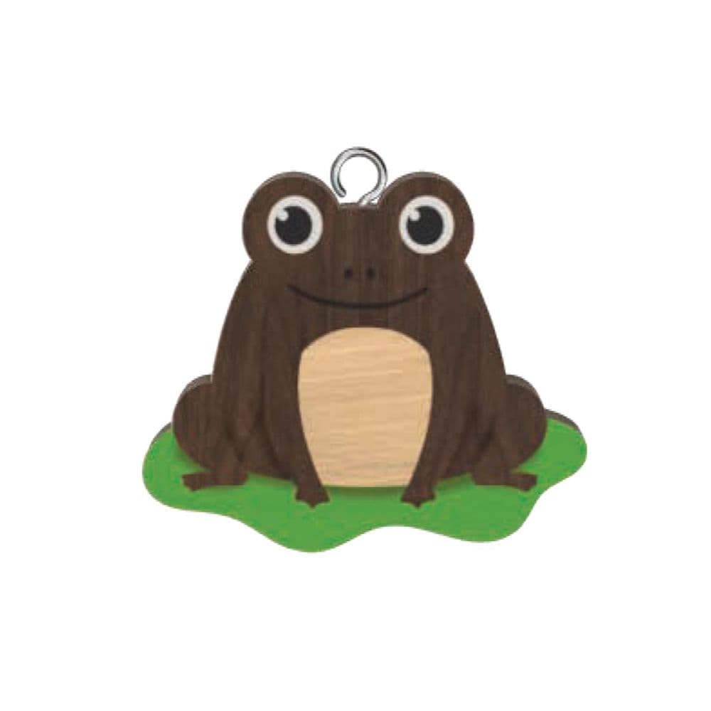 Frog Wooden Keyring