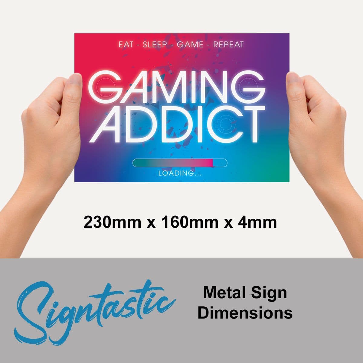 Gaming Addict Signtastic Sign