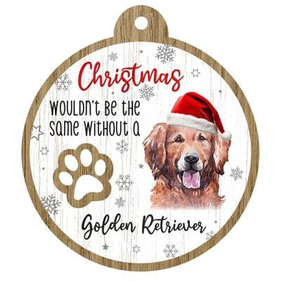 Golden Retriever Pet Christmas Decoration
