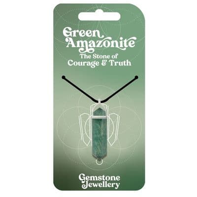 Green Amazonite Heart Pendant